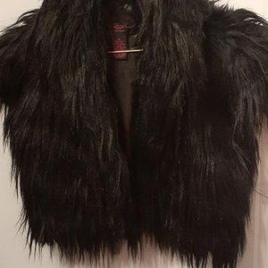 Faux Fur Cropped Vest